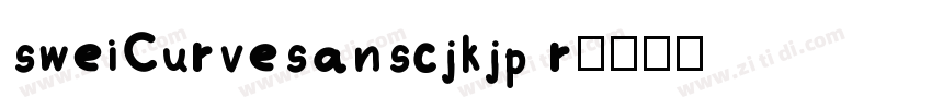 sweiCurvesanscjkjp r字体转换
